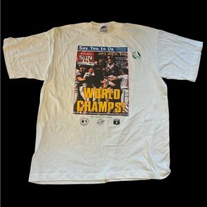 World Champs White T-Shirt Blue Jays 1992